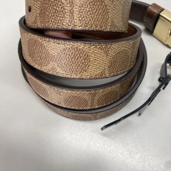 Coach Signature Buckle Cut-to-Size Belt – One Size (NWT) - Picture 9 of 9